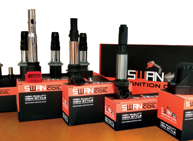 SWAN Ignition Coils Packaging